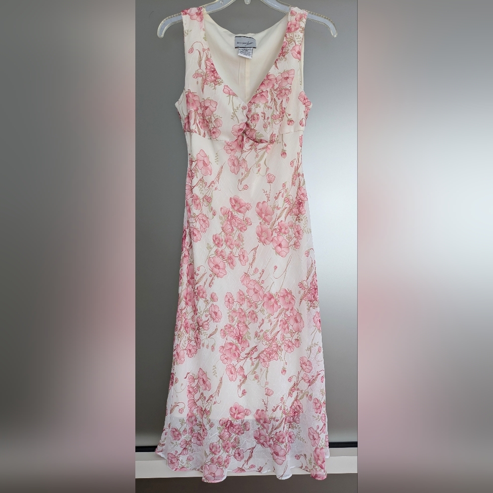 Breakin' Loose Pink and White Sleeveless Dress